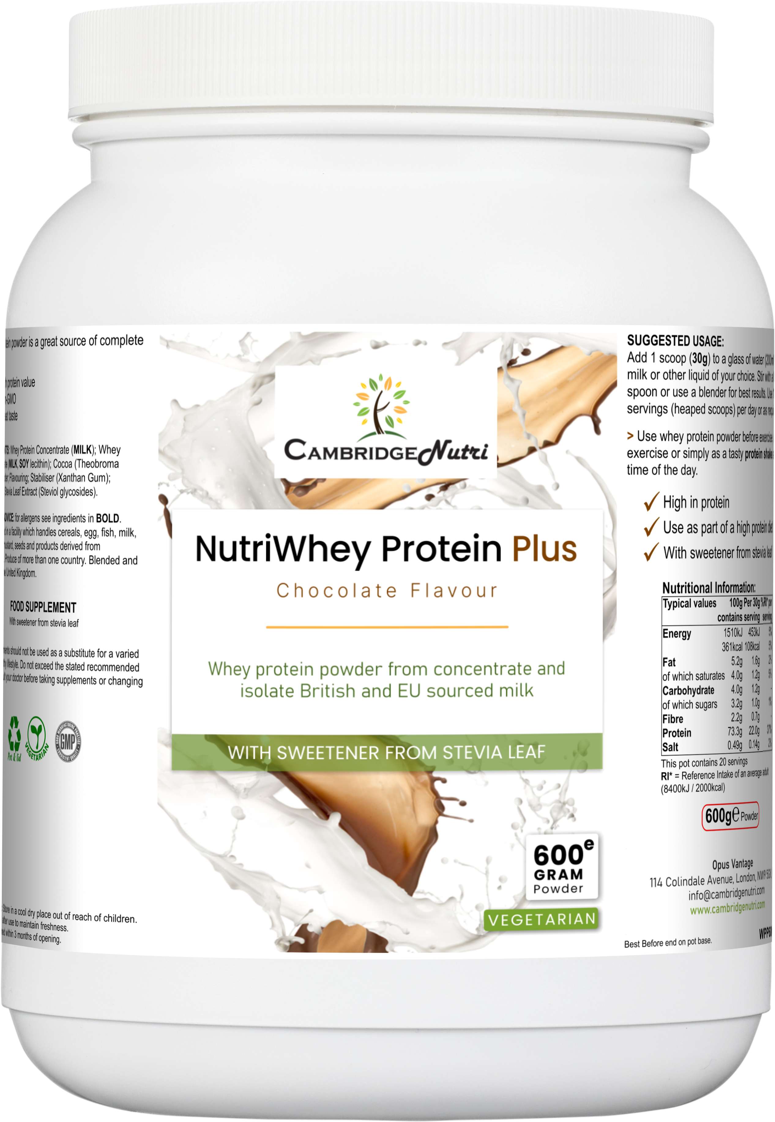 NutriWhey Protein Plus (Chocolate flavour)